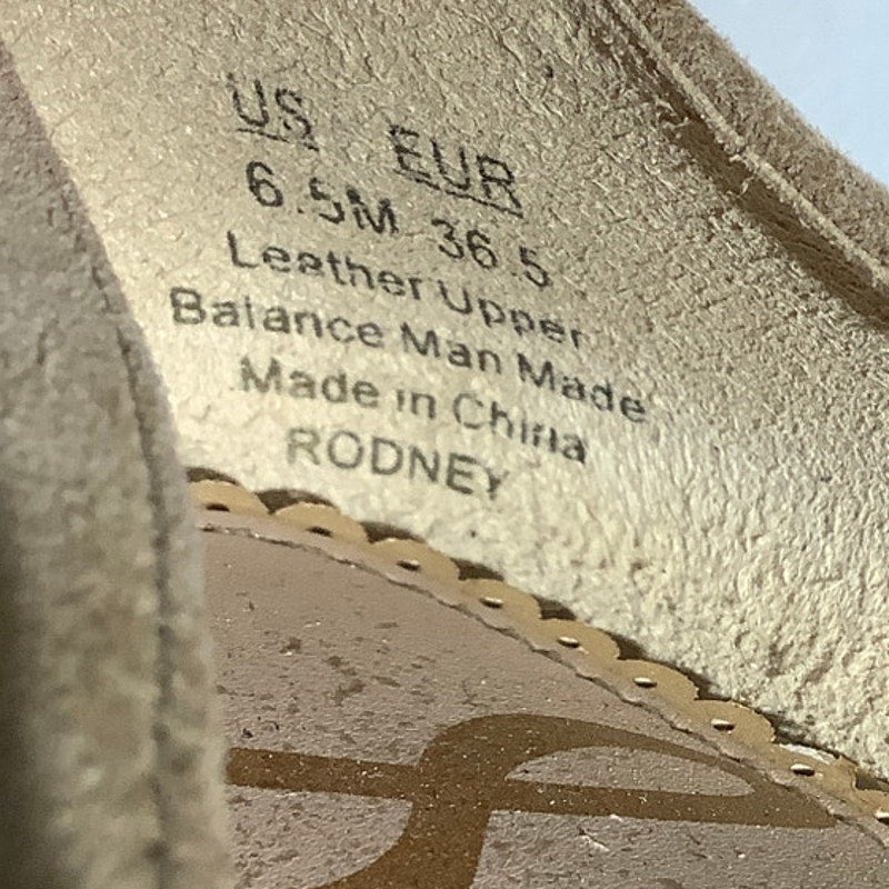 Sam Edelman Rodney D'Orsay Flats Women’s Size 6.5M – Suede, Chic, Minimalist