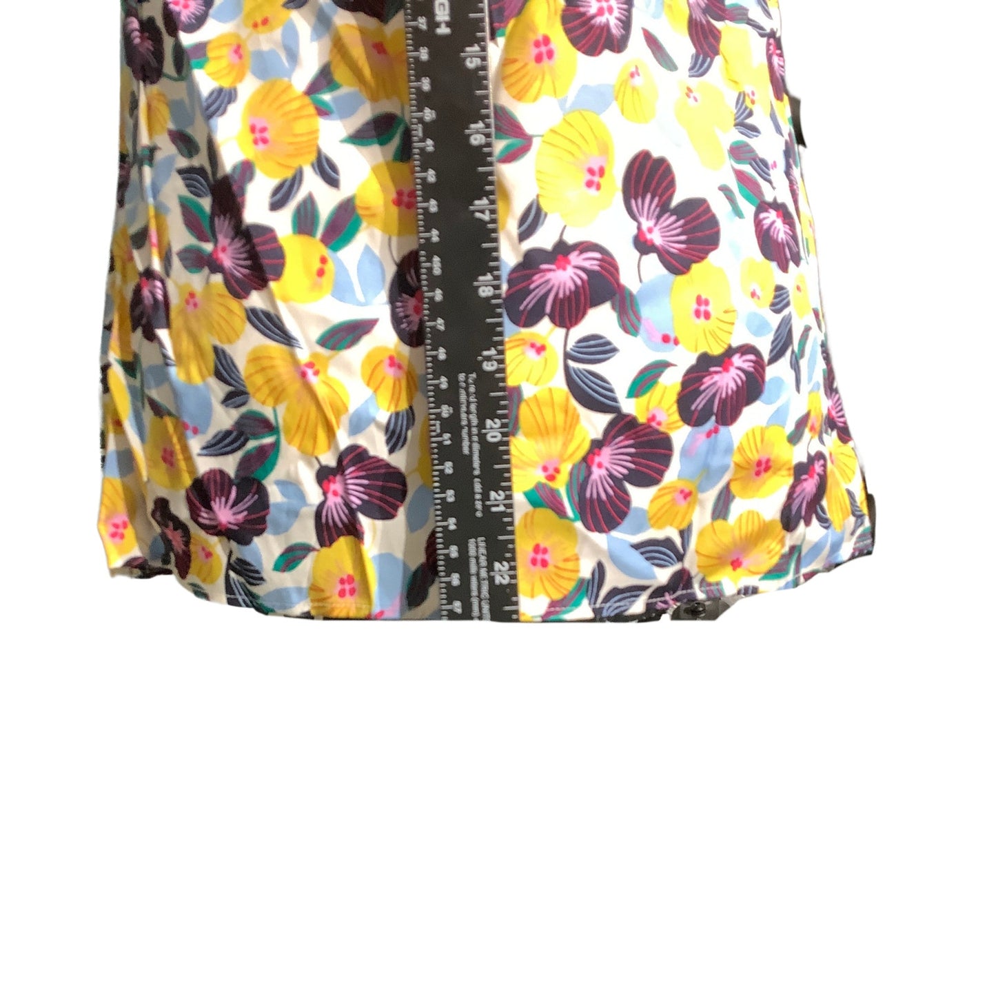 Boden Multi-Color Floral Silk Blend Top Women 4 Regular —Floral, Elegant, Spring