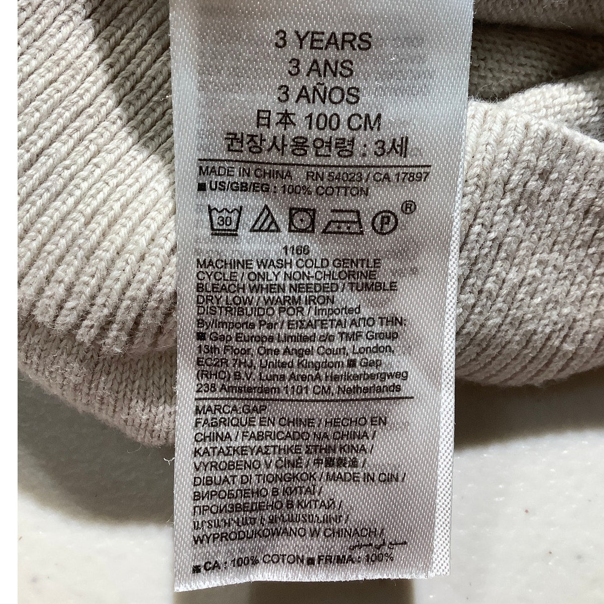 Gap Disney Mickey Mouse Sweater Child Size 3T – Off-White, Classic, Casual