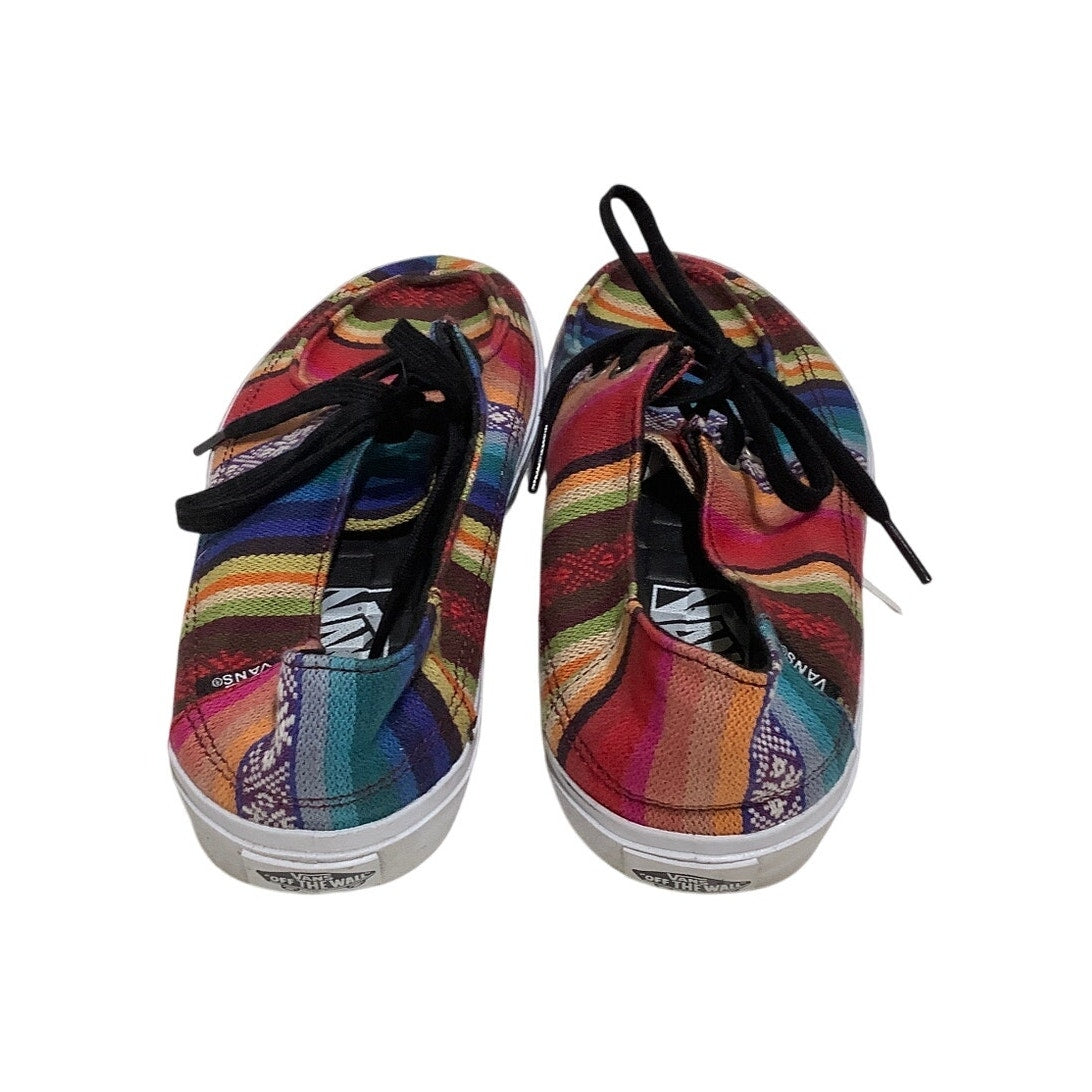Vans Multicolor Canvas Sneakers Size 6.5 - Boho, Casual, Skater