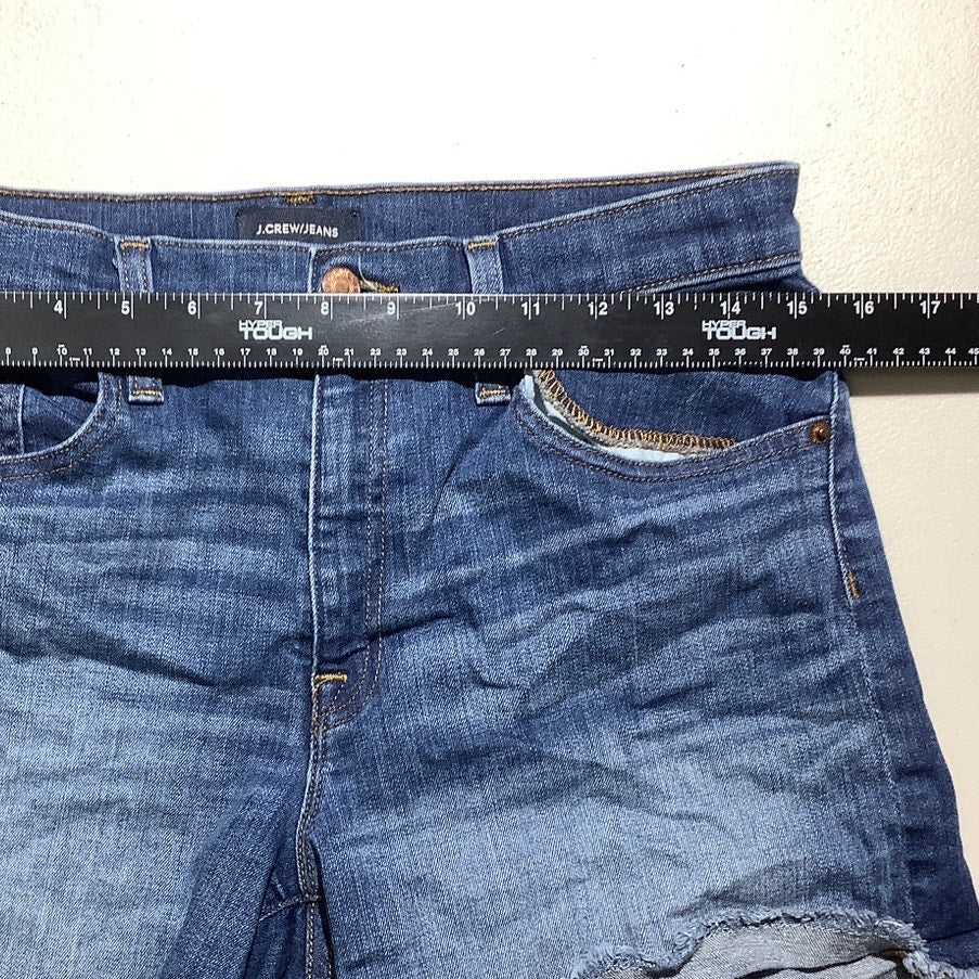 J.Crew Denim Blue Cutoff Jean Shorts Women’s 28 — Casual, Classic, Everyday