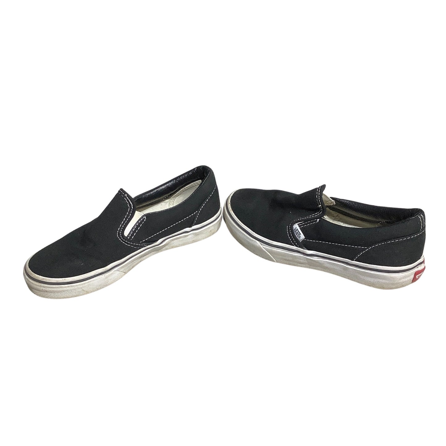 Vans Black Canvas Slip-On Shoes Child Size 3 – Casual, Skate, Classic