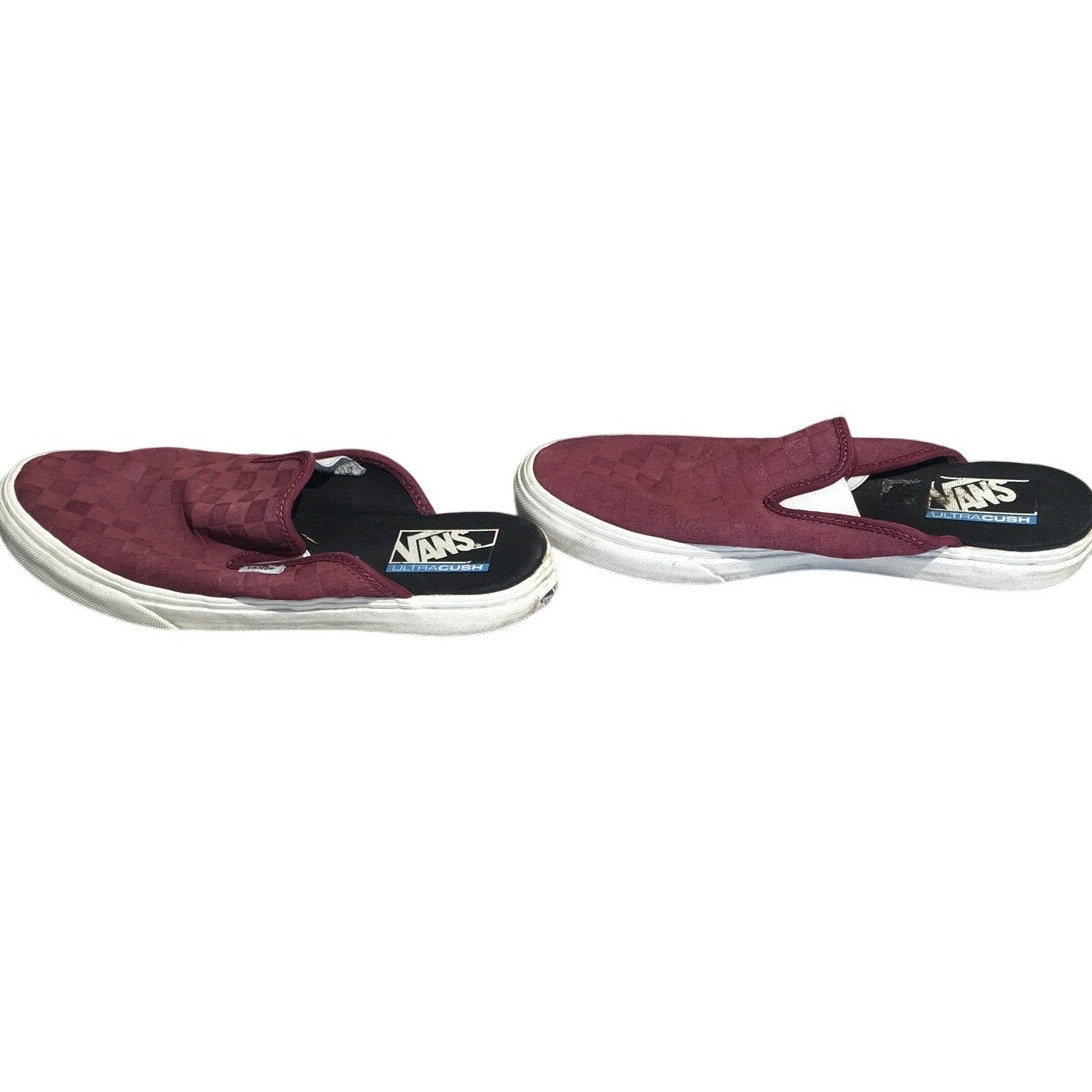 Vans Slip-On Ultracush Maroon 9 Womens / 7.5 Mens - Streetwear, Skater, Casual