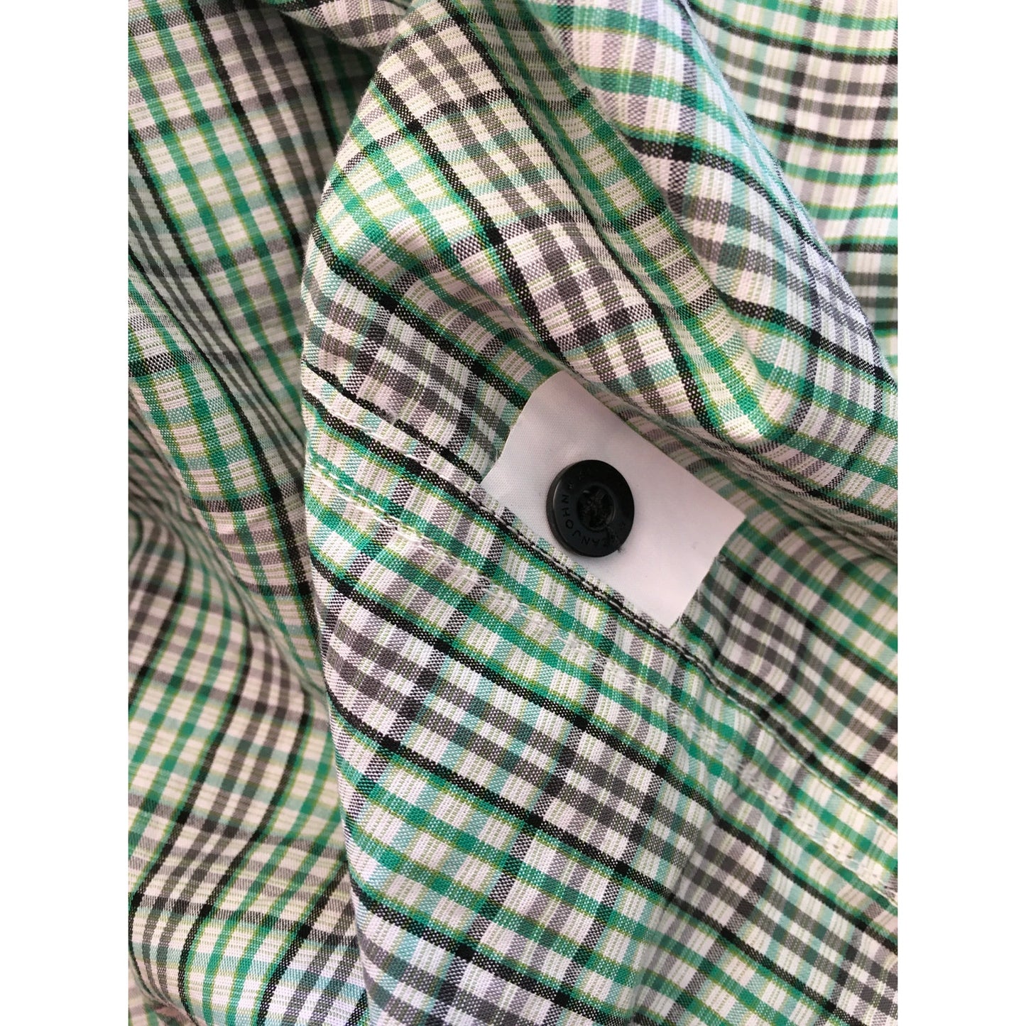 Sean John Plaid Button-Up Shirt Size XXL- Classic, Preppy, Business Casual