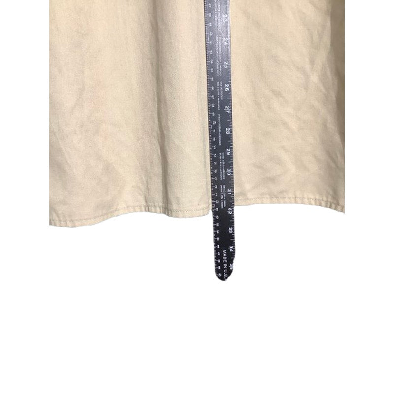 Dickies Khaki Button-Up Shirt Men’s Size 2XL – Workwear, Collared, Long Sleeve