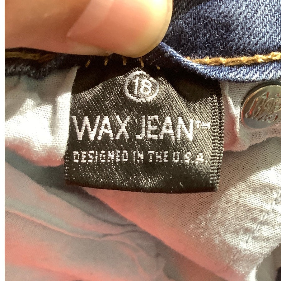 Wax Jean Rolled Cuff Capris Women’s Size 18 – Casual, Distressed, Relaxed