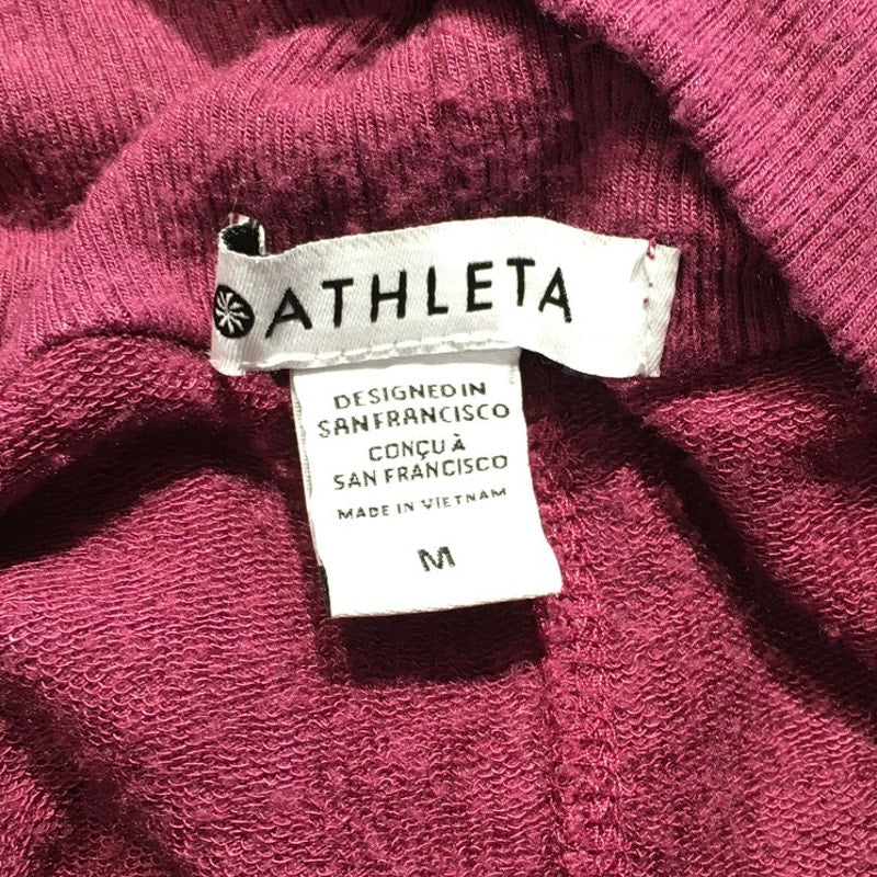 Athleta Light Purple Open-Knit Cardigan M - Cozy, Casual, Minimalist