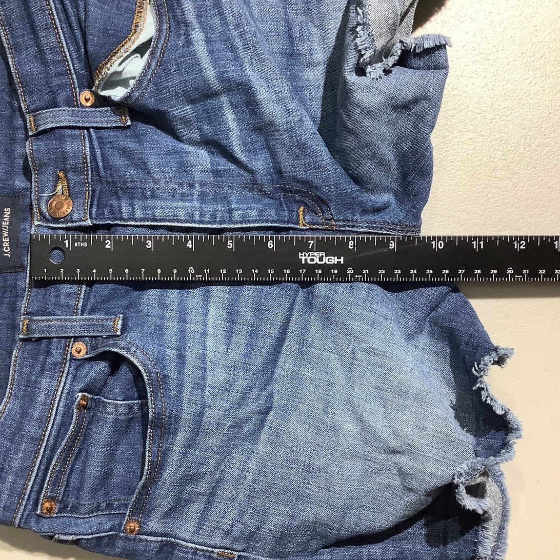 J.Crew Denim Blue Cutoff Jean Shorts Women’s 28 — Casual, Classic, Everyday