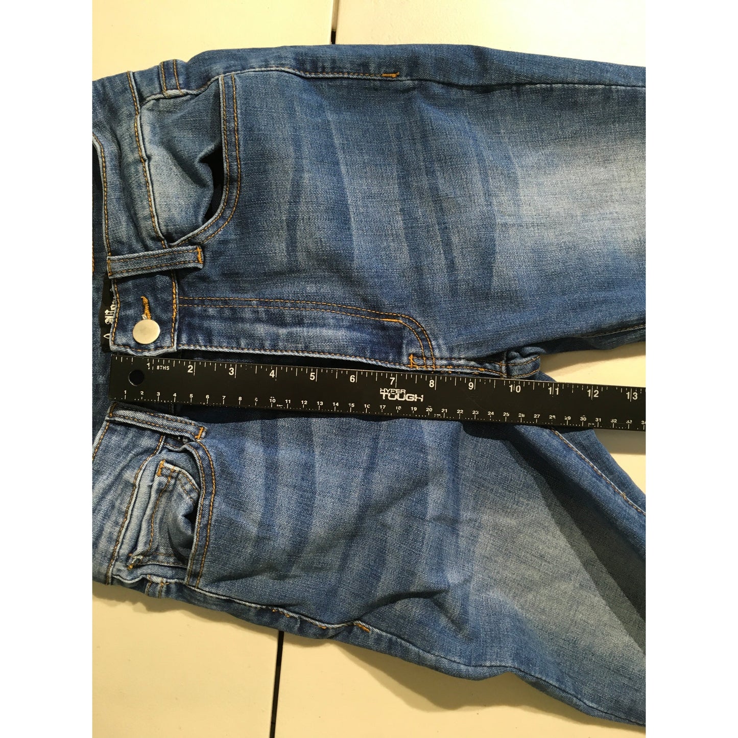 Vocal Pearl Cuff Jeans Size S - Feminine, Glam, Y2K