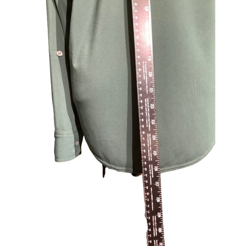 Lauren Ralph Lauren Button-Up Blouse,Women’s Size M —Classic, Casual, Minimalist