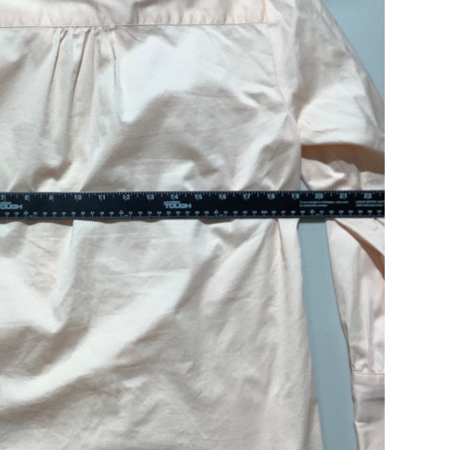 J. Jill Peach Button-Up Shirt Women’s Size 14 – Classic, Collared, Long Sleeve