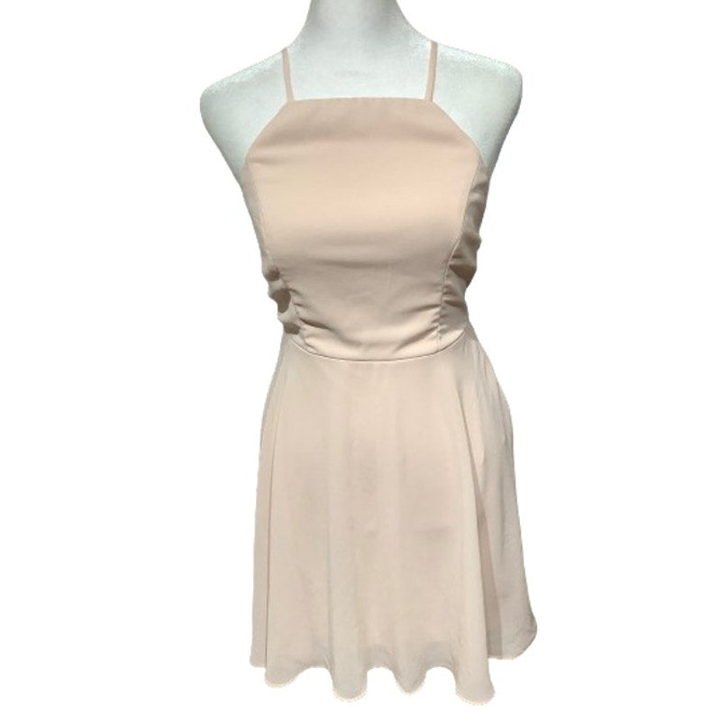 Lulus Blush Pink Dress XS Formal Date Spring Minimalist Chic Romantic –  Lena's Loot