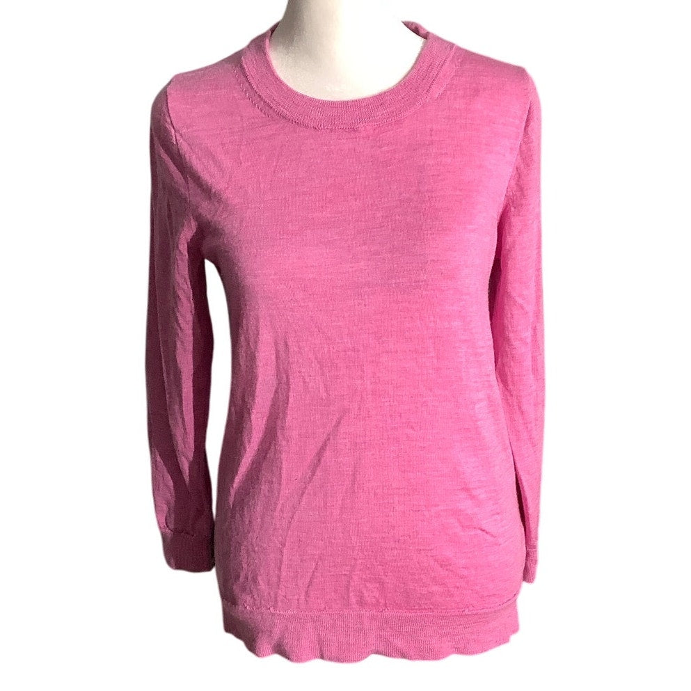 J.Crew 100% Wool Sweater Women’s Size M – Lightweight, Cozy, Minimalist