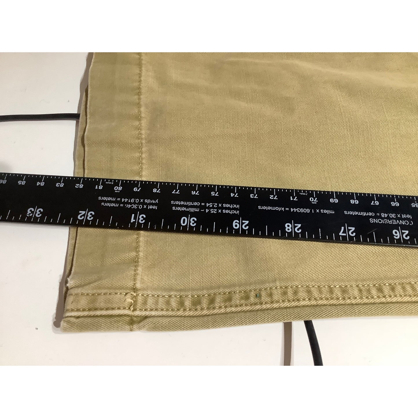 FatFace Men's Size 38 Long Mustard Khaki Pants, Casual, Comfortable, Classic