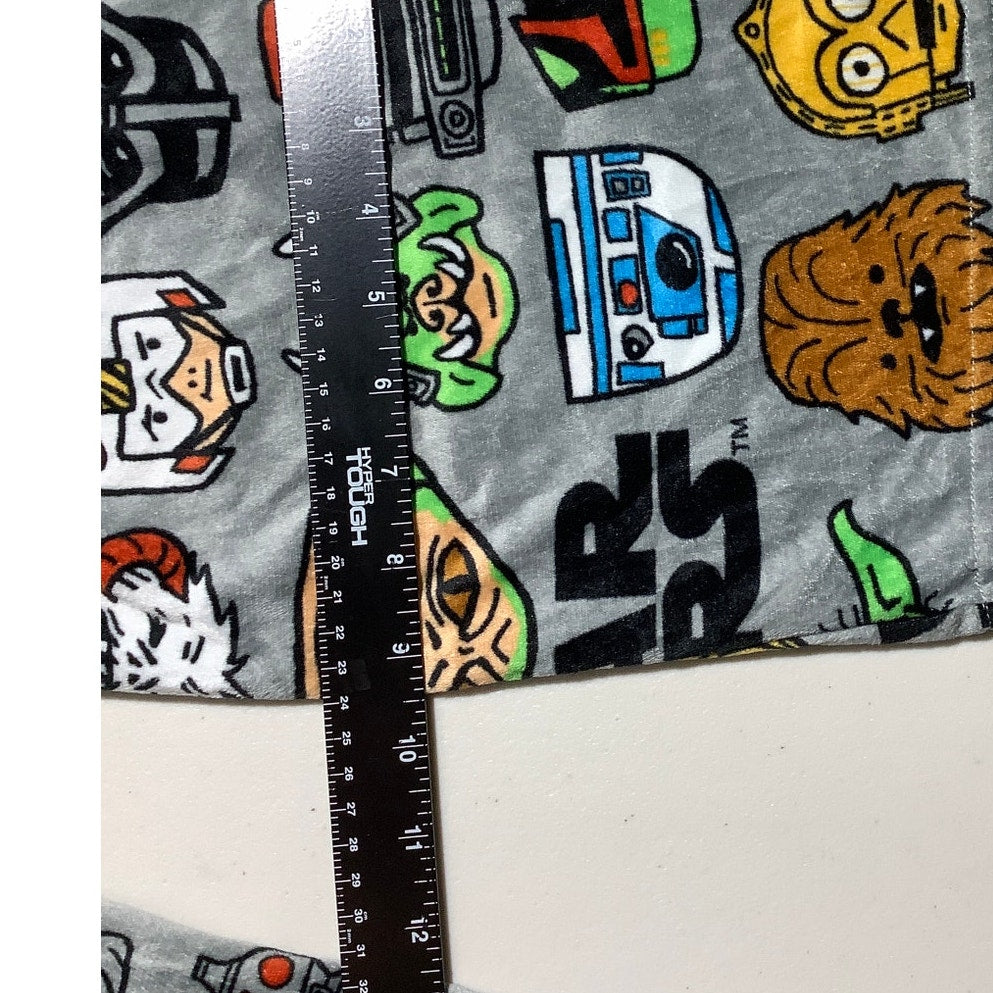 Star Wars Gray Character Collage Pajama Pants Size XL — Lounge, Novelty, Y2K