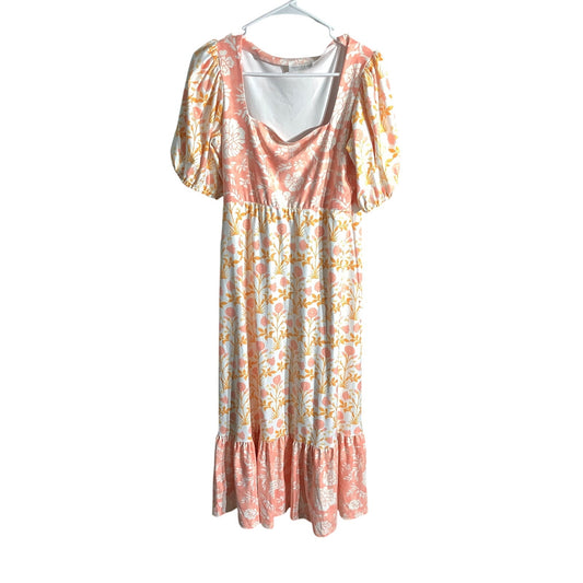 Smith & Quinn Floral Maxi Dress Women’s Large — Feminine, Boho, Resortwear