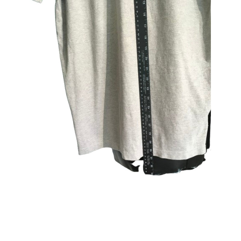 US Polo Assn. Light Gray Polo Shirt Size L - Classic, Casual, Preppy