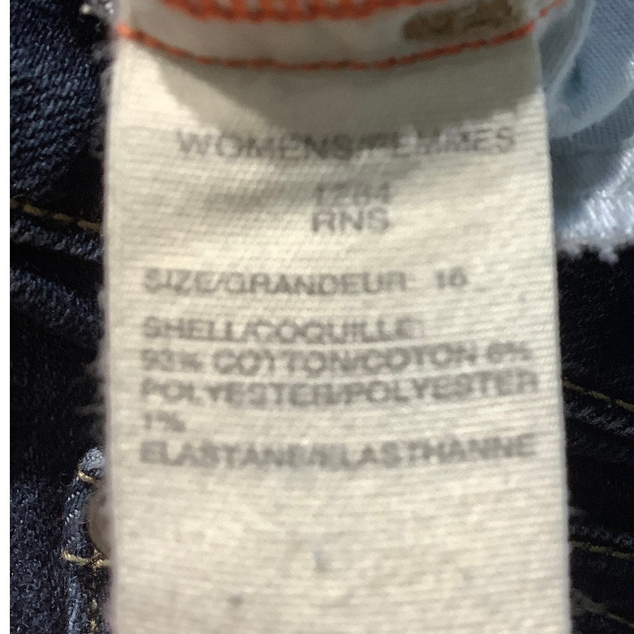 Woolrich Denim Blue Jeans Women’s 16 – Classic, Straight Leg, Comfortable Fit