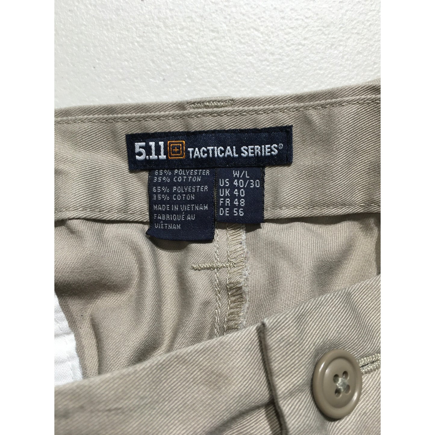 5.11 Tactical Men's Khaki Pants 40W 30L - Classic, Functional, Everyday