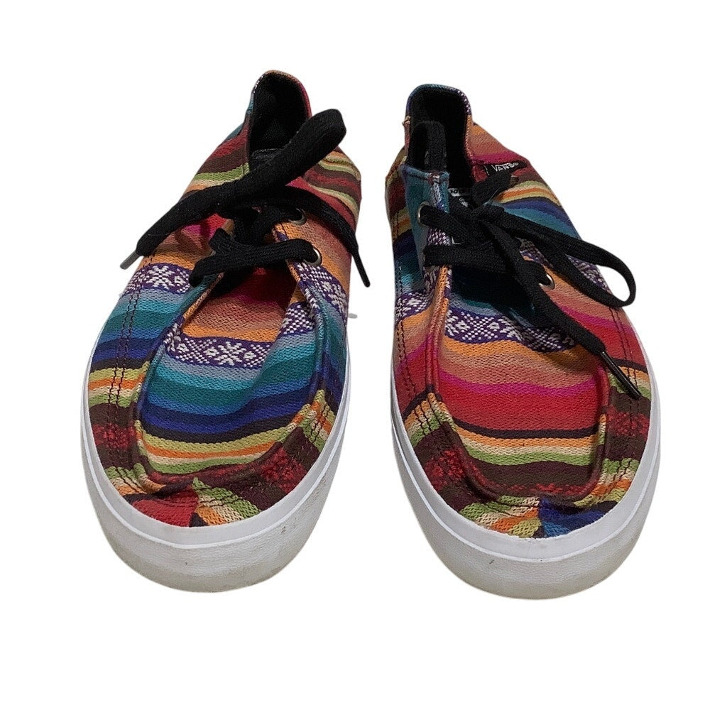 Vans Multicolor Canvas Sneakers Size 6.5 - Boho, Casual, Skater