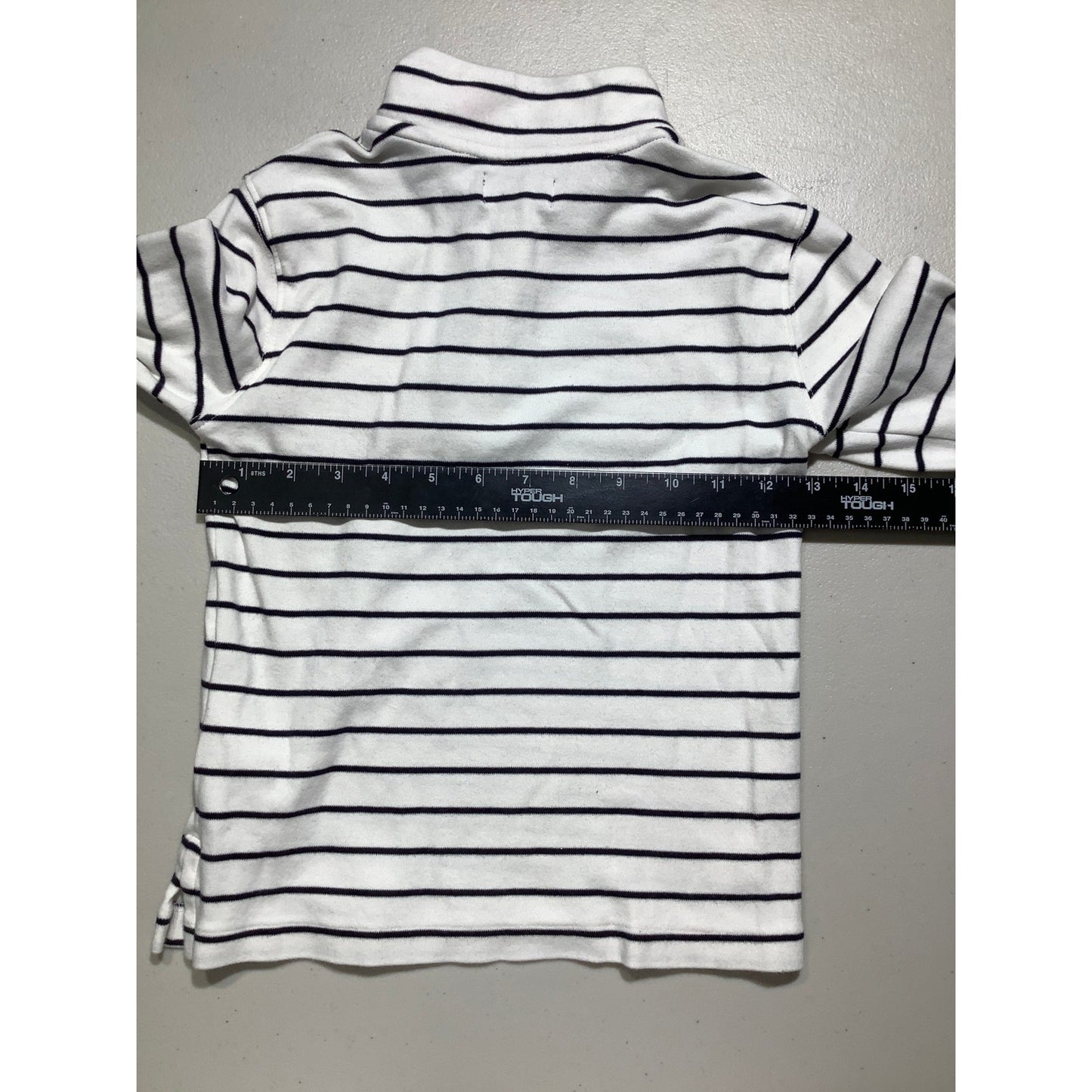Polo Ralph Lauren Kids Striped 1/4 Zip Pullover Size 6 — Preppy, Classic, Casual