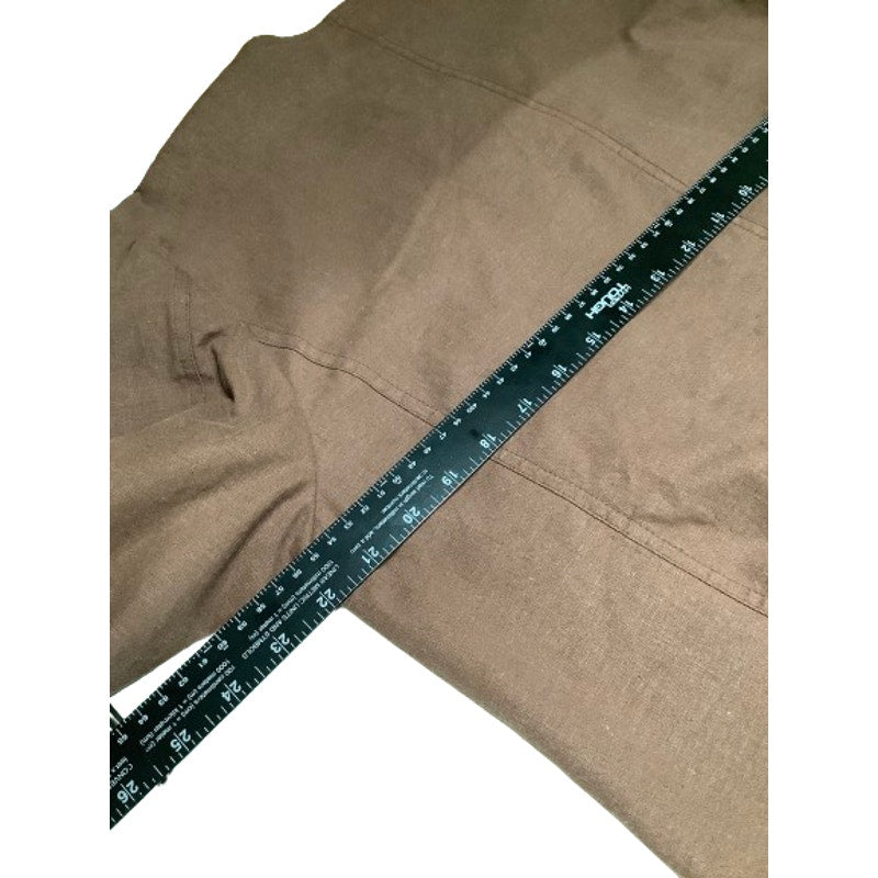 Preston & York Women's Brown Linen Blend Blazer 16 Office, Minimalist, Classic