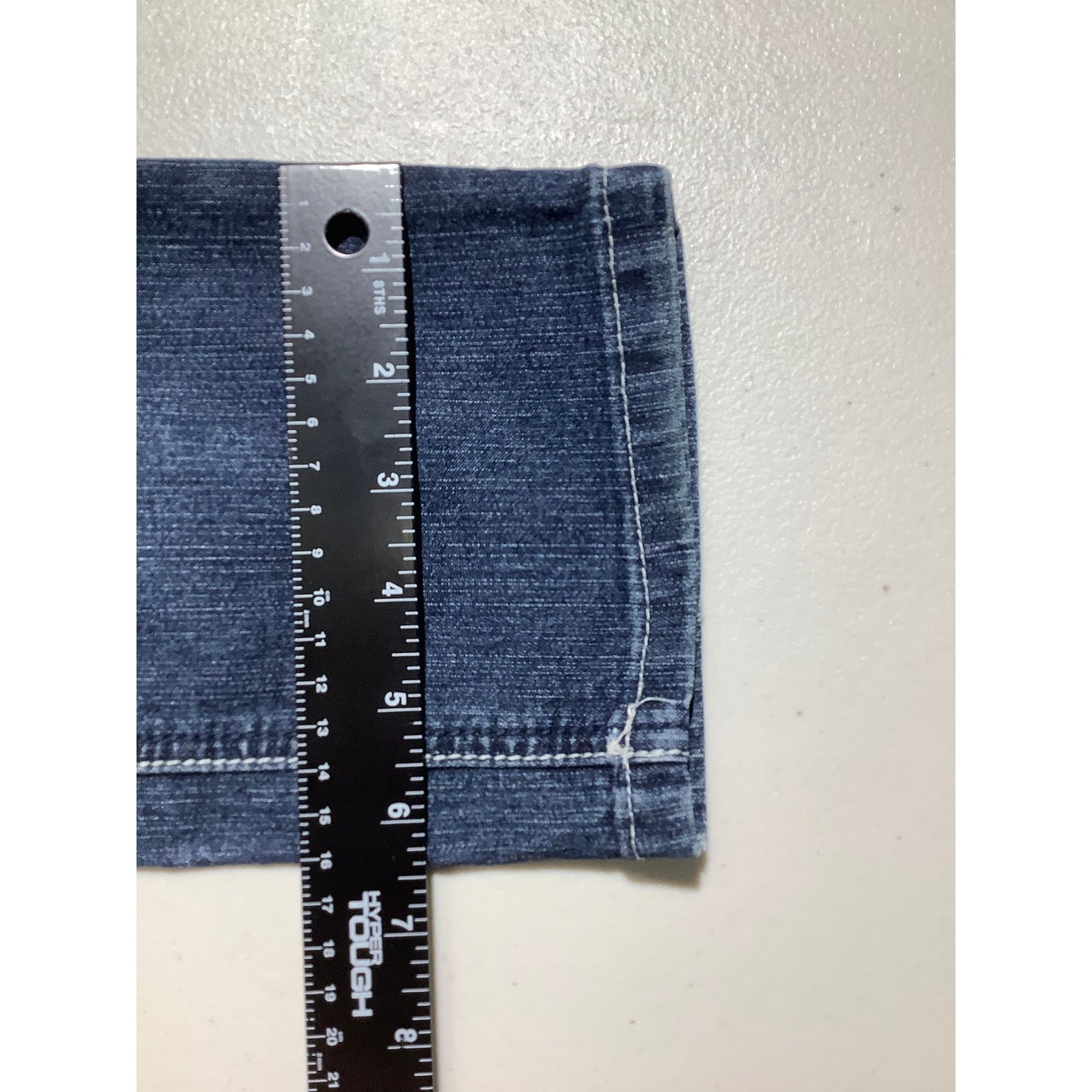 Almost Famous Distressed Denim Capris Kids – Capri, Distressed, Embellished