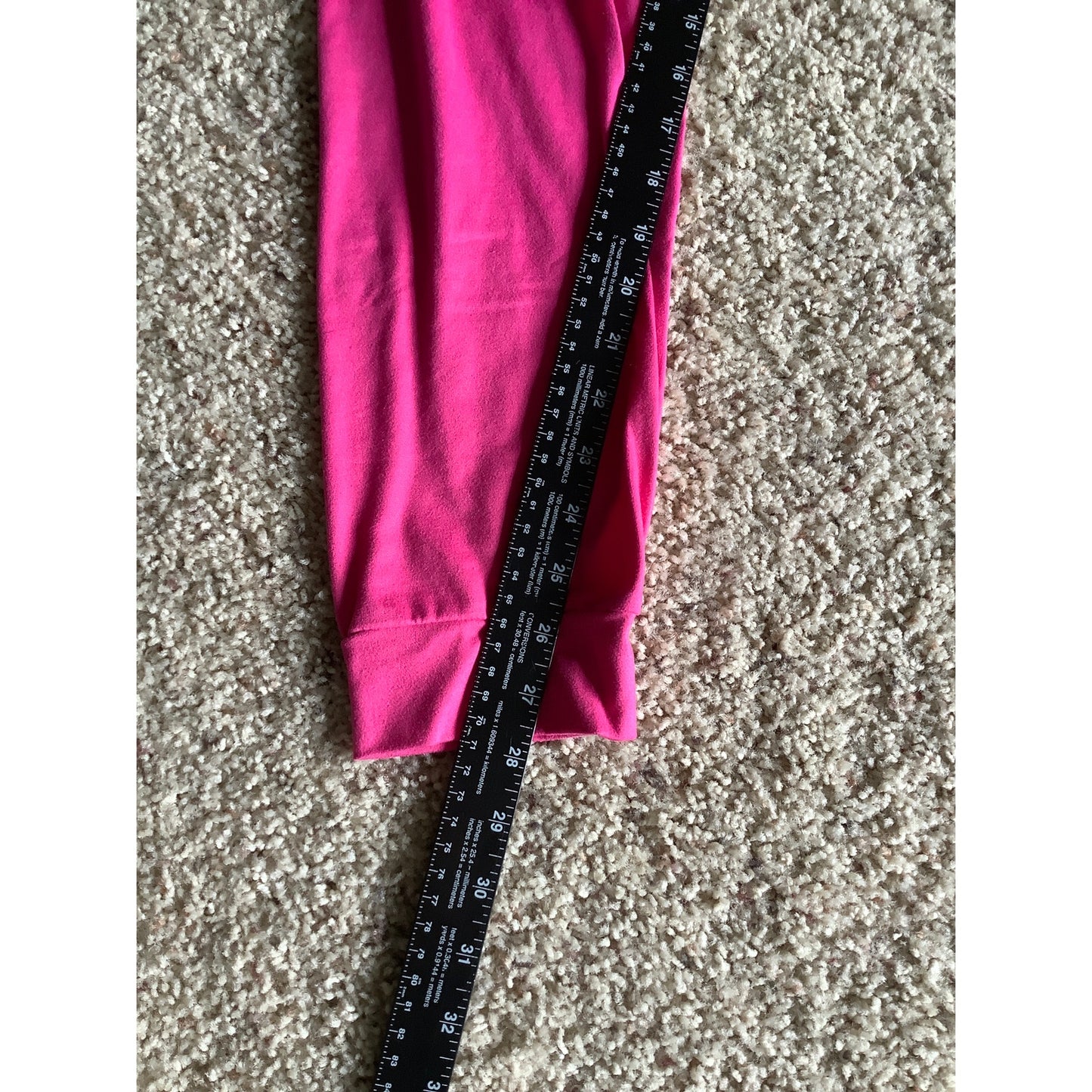 U.S. Polo ASSN Pink Leggings Sweatpants Size Large - Athleisure, Sporty, Casual