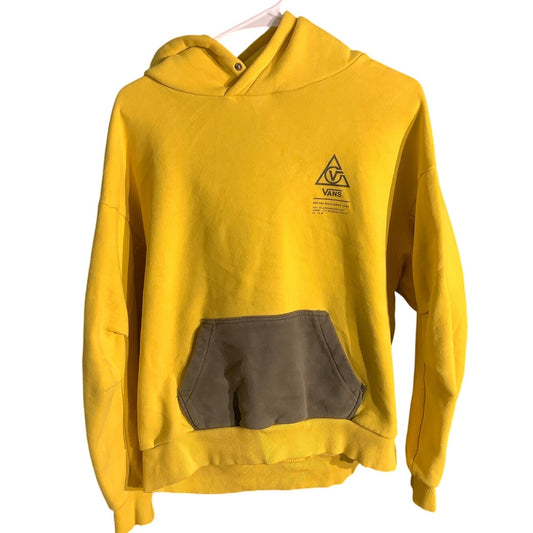 Vans Yellow Hoodie Men’s Size Small – Streetwear, Casual, Bold