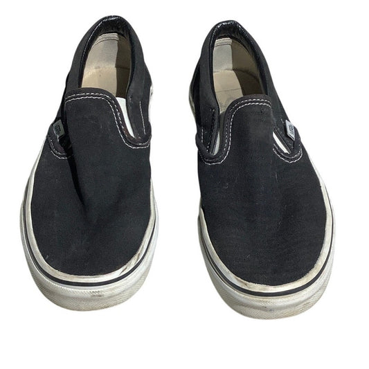 Vans Classic Slip-On Unisex Sneakers Men’s 6.5 / Women’s 8 —Black, Canvas, Skate