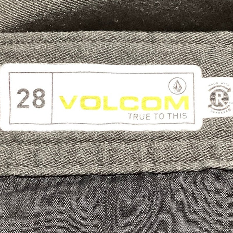 Volcom Men’s Shorts Size 28 – Dark Charcoal, Casual, Lightweight