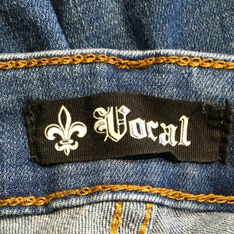 Vocal Pearl Cuff Jeans Size S - Feminine, Glam, Y2K