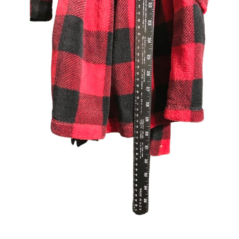 Abercrombie Kids Red Plaid Robe Size 11/12 - Cozy, Cabincore, Sleepwear