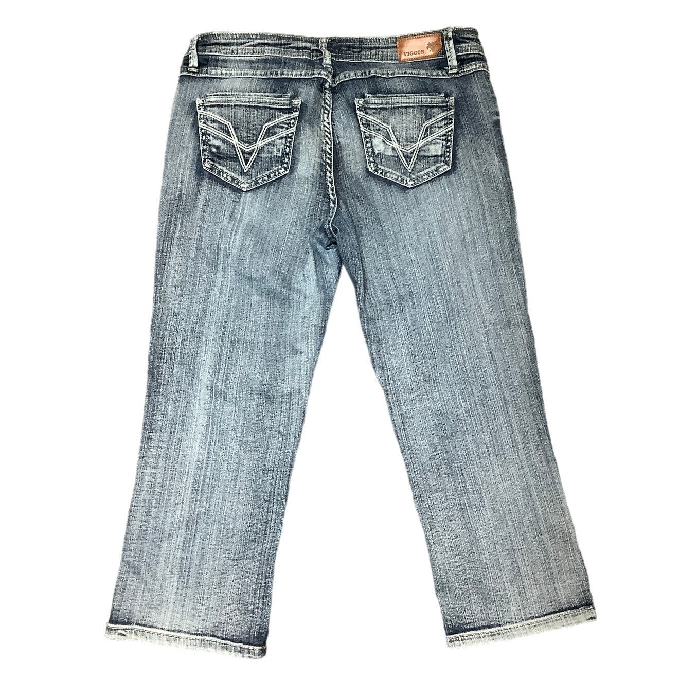 Vigoss Capri Jeans Size 9 - Casual, Distressed, Comfortable Denim