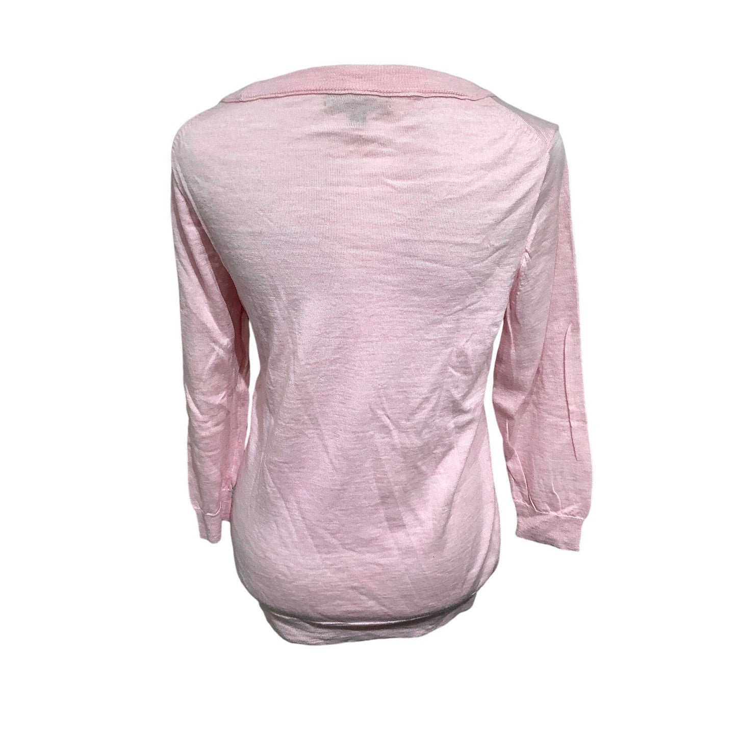 J.Crew Light Pink Merino Wool Sweater Size Small - Feminine, Minimalist, Preppy