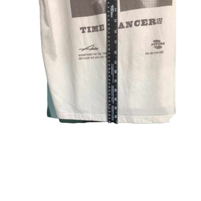 Dazy White Graphic T-Shirt Women’s Size Large – Streetwear, Casual, Crew Neck