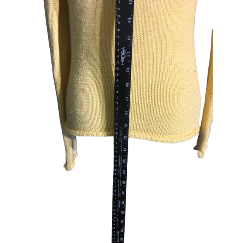 VTG Energie Yellow Sweater Size Large – Y2K, Cozy, Playful