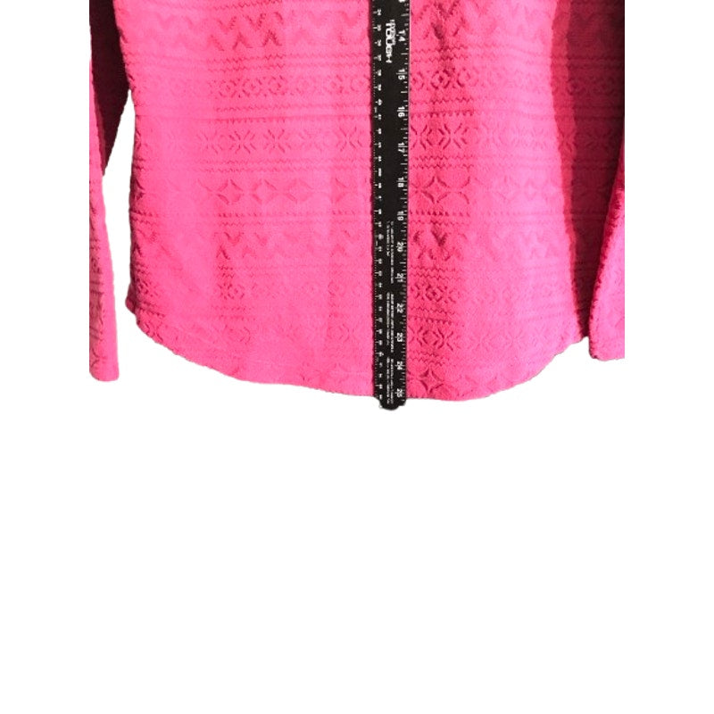 Cuddl Duds Magenta Fleece 1/4 Zip Pullover Size M - Cozy, Casual, Athleisure
