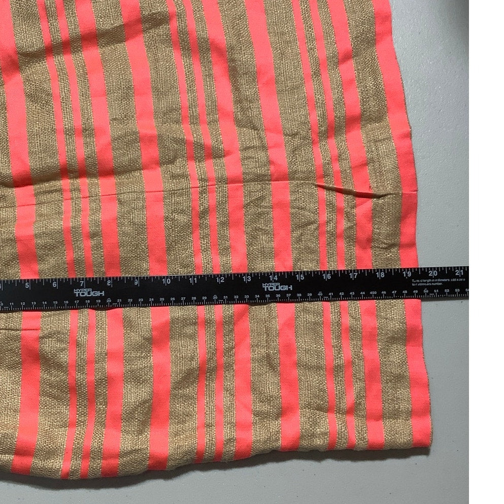 J. Crew Pencil Skirt Linen Blend Women's 8 — Business Casual, Summer, Neon