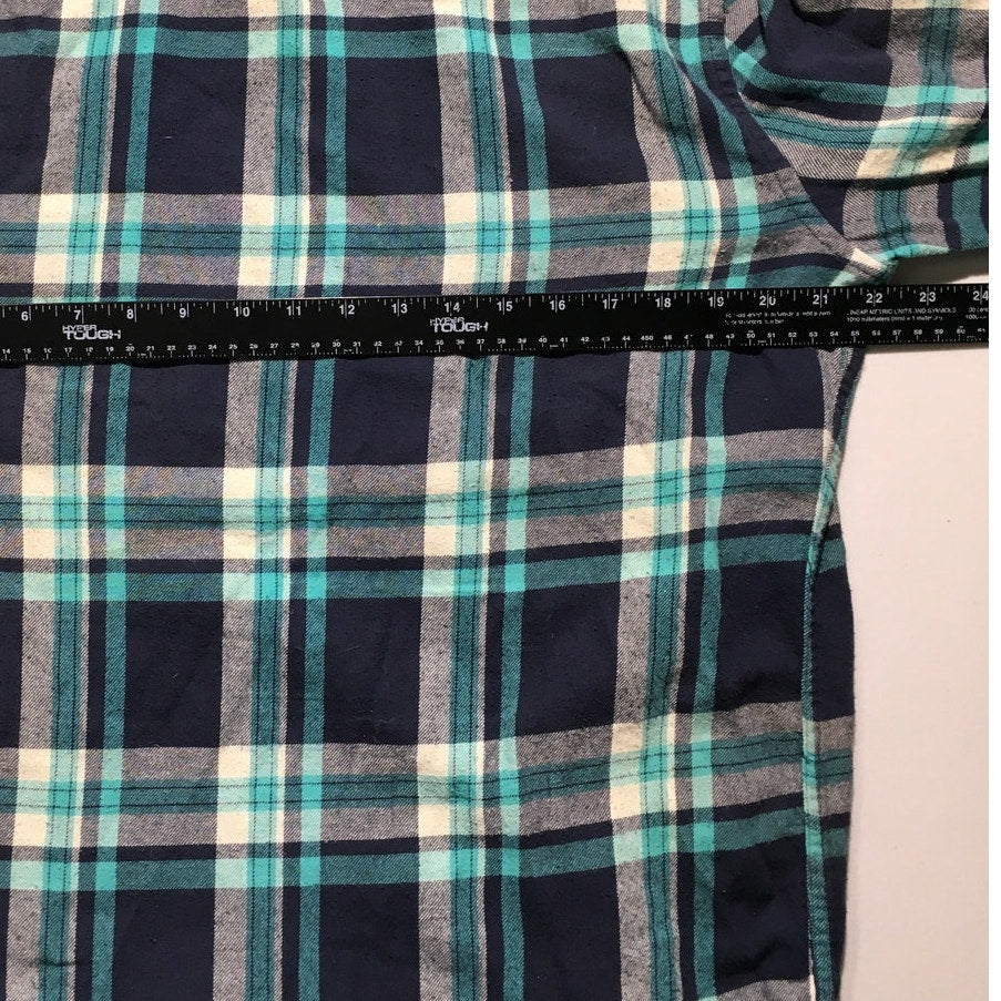 Urban Pipeline Men's Plaid Flannel Shirt LG - Grunge, Casual, 90s Style