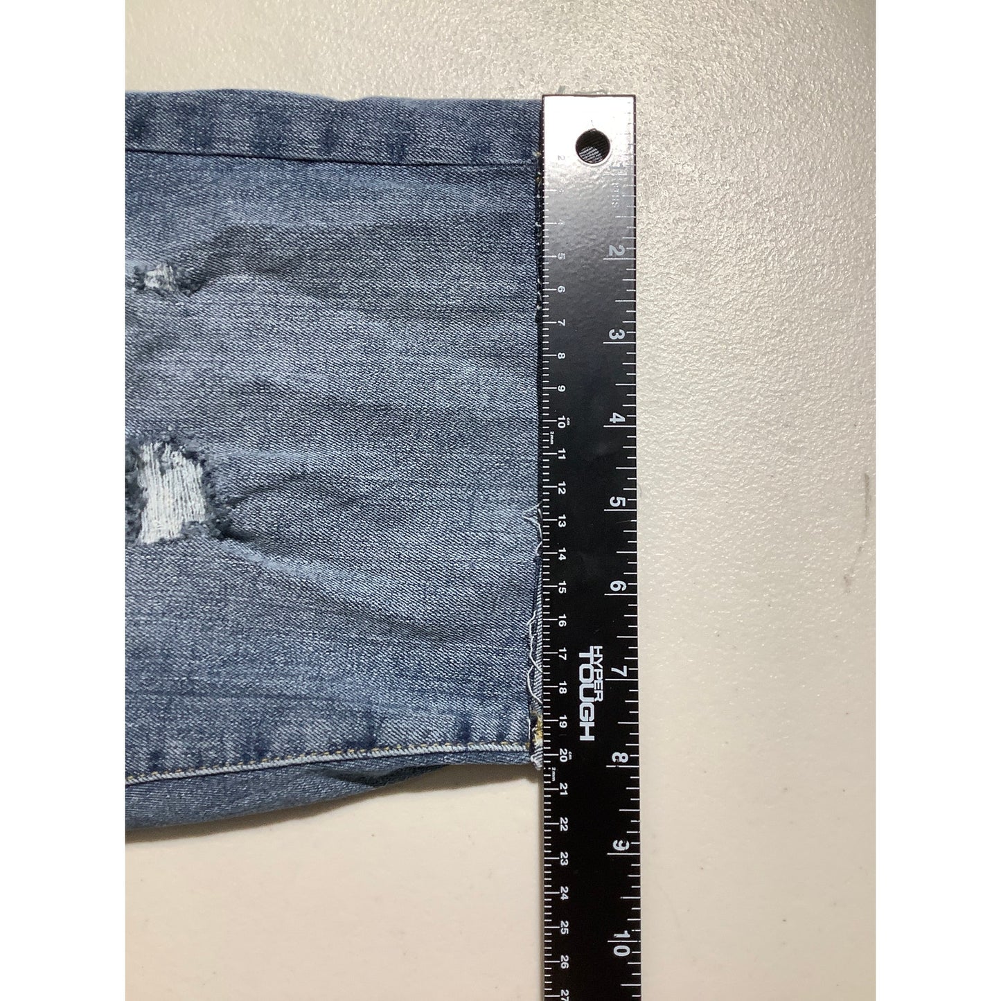 NY&C Curvy Sculpting Shorts Women’s Size 12 – Distressed, Denim, Casual