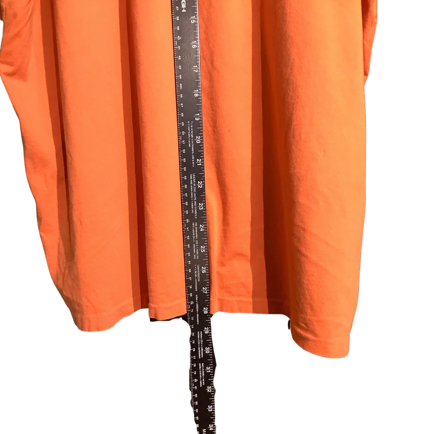 Polo Ralph Lauren V-Neck T-Shirt Men's Size XXL Orange — Classic, Preppy, Casual