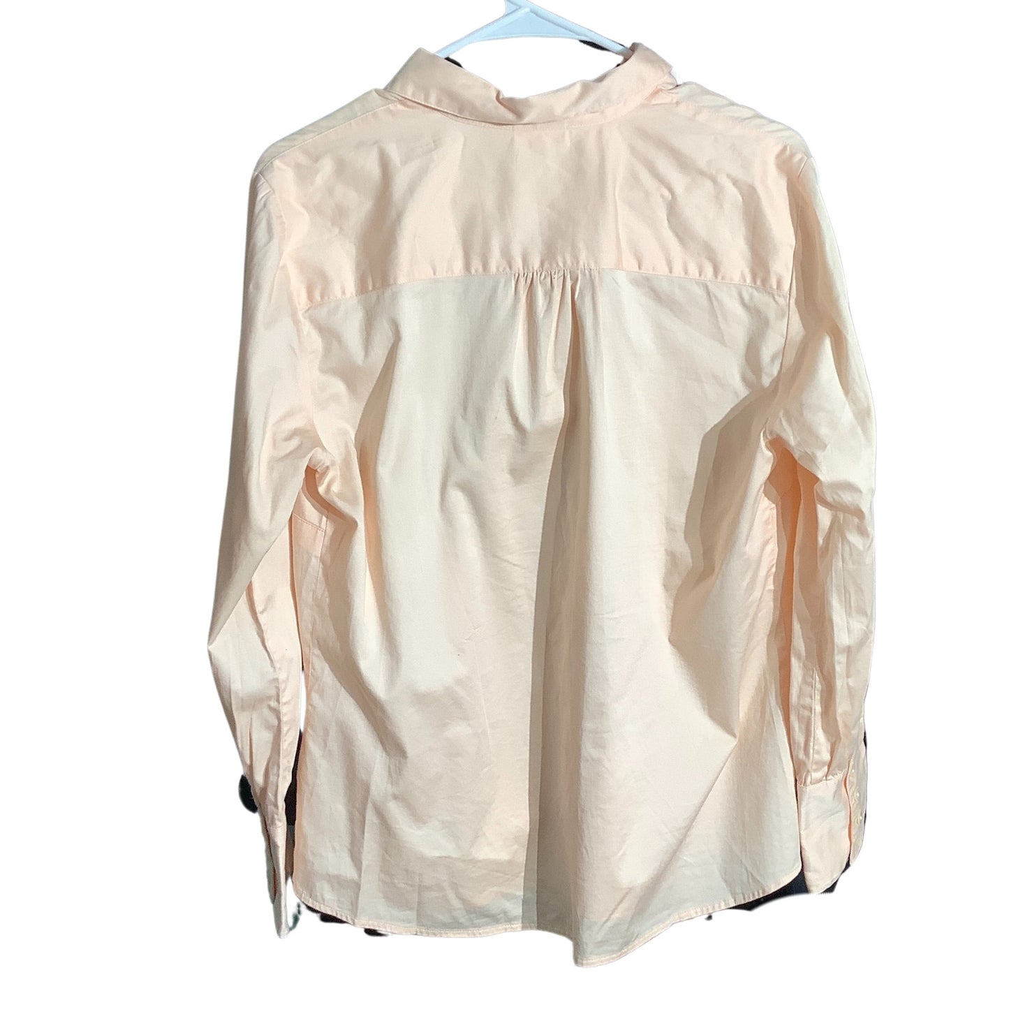 J. Jill Peach Button-Up Shirt Women’s Size 14 – Classic, Collared, Long Sleeve