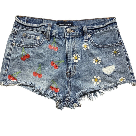 Aeropostale  Denim Shorts Women’s Size 6 – Vintage, High-Rise, Distressed
