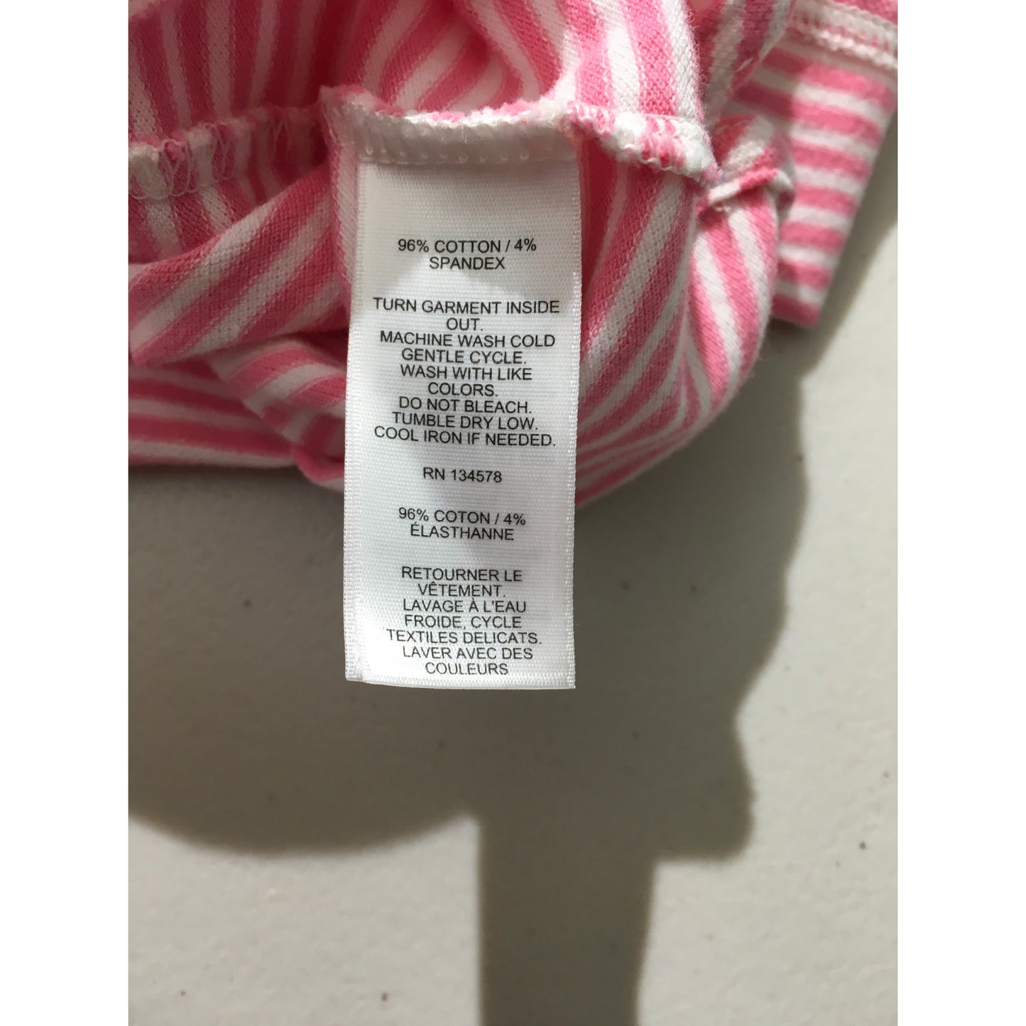 Vineyard Vines Light Pink & White Striped Polo XXL - Preppy, Coastal, Classic