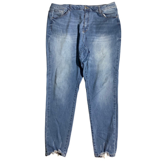 Wax Jean Light Wash Jeans Women’s Size 20 – Distressed, Stretch, Casual