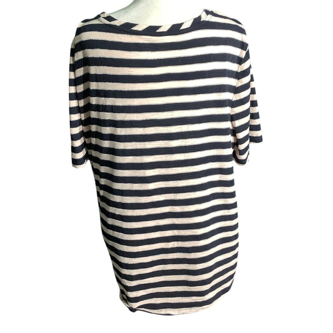 Talbots Blue Striped Top Women’s Size 3X – Nautical, Relaxed, Comfortable