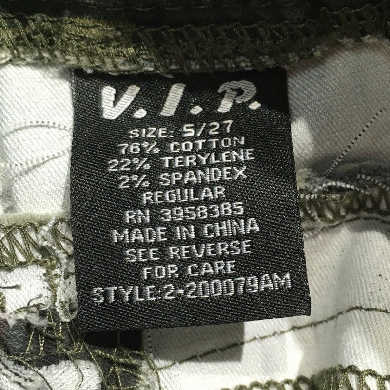 VIP Green Camo Jogger Pants Size 5/27 - Streetwear, Casual, Athleisure