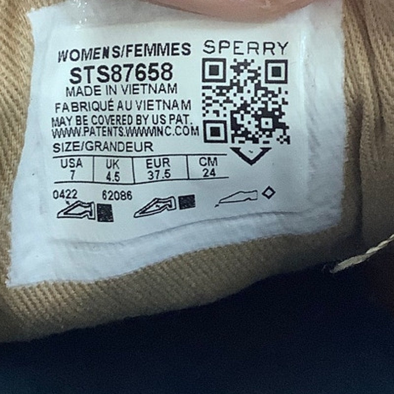 Sperry Pier Wave Canvas Sneakers Women’s Size 7 – Nautical, Casual, Slip-On