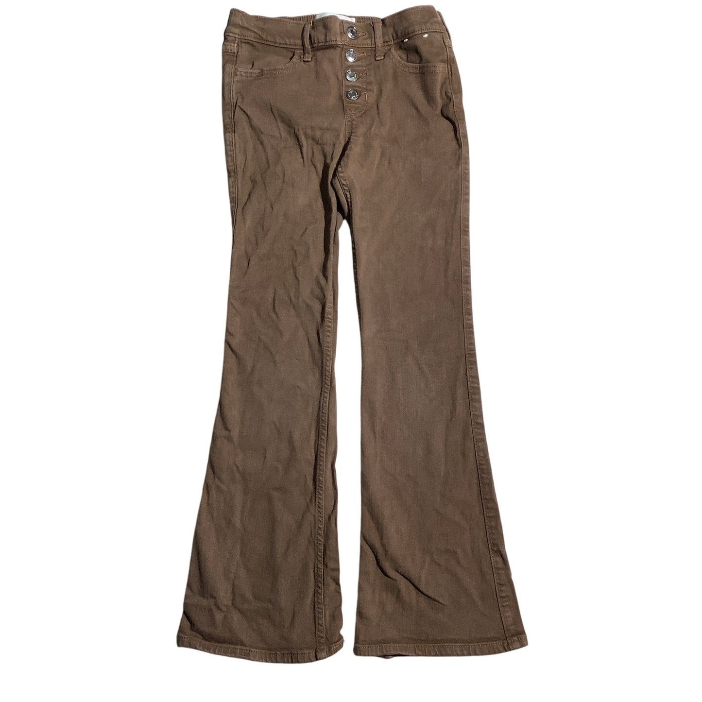 Abercrombie & Fitch Brown Flare Pants Child 9/10 – High-Rise, Corduroy, Retro
